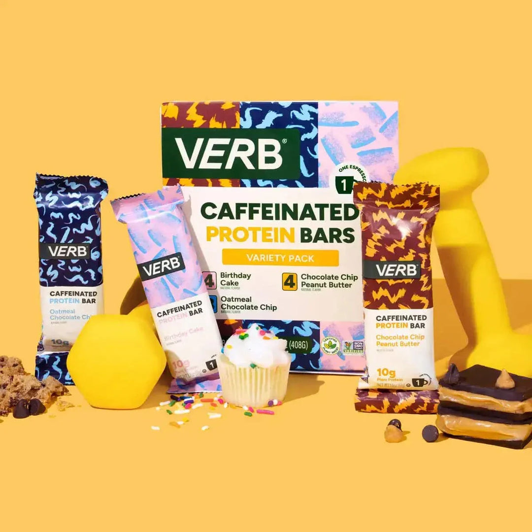 (96 Bars) Mega Caffeinated Protein Bar Bundle