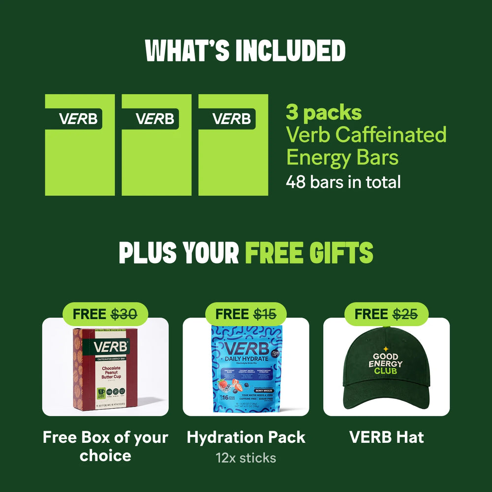 Verb Caffeinated Energy Bars