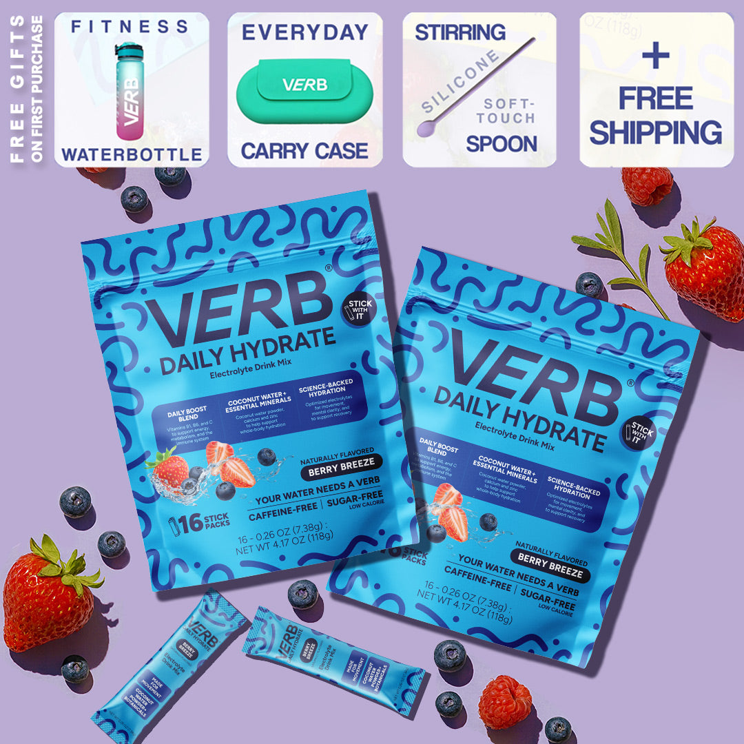 Daily Hydrate Electrolyte Drink Mix - Verb Energy