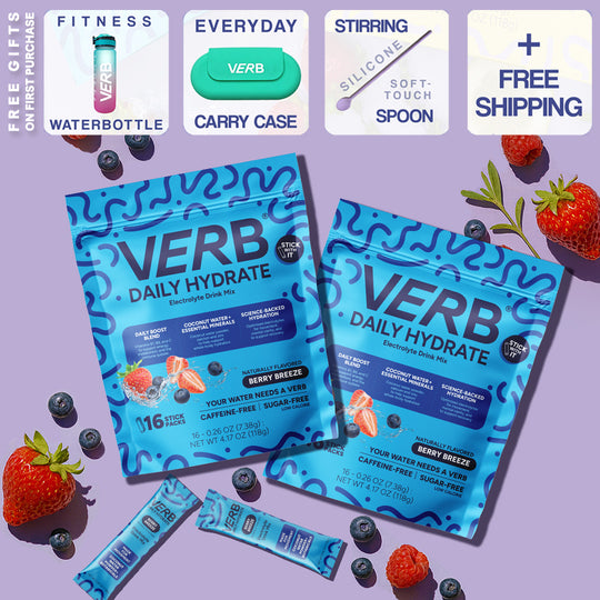 Daily Hydrate Electrolyte Drink Mix - Verb Energy