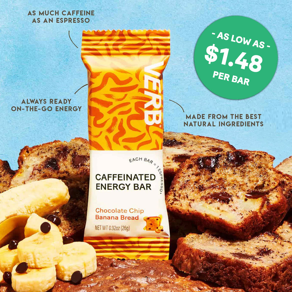 Caffeinated Energy Bars - Verb Energy