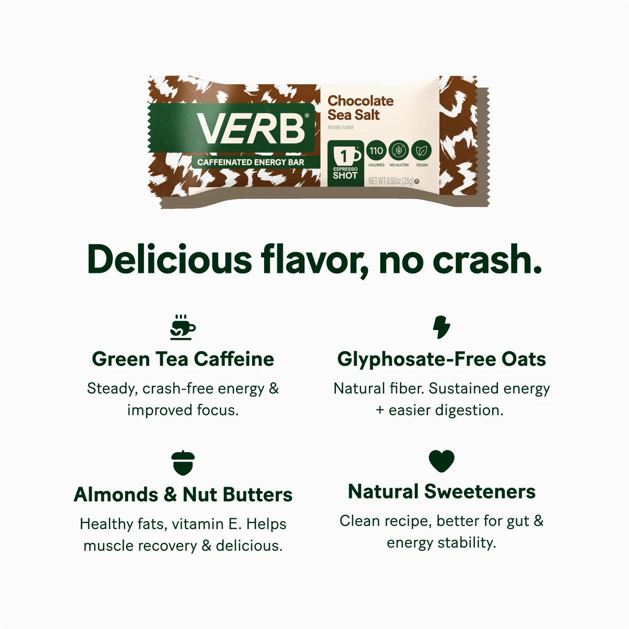 Caffeinated Energy Bars - Verb Energy