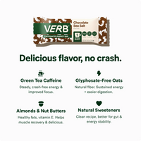 Caffeinated Energy Bars - Verb Energy