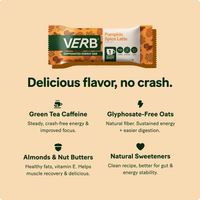 Caffeinated Energy Bars - Verb Energy