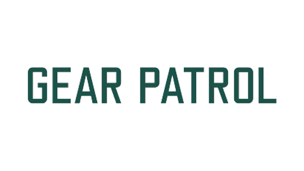 Green text logo reading 'GEAR PATROL' on a white background.