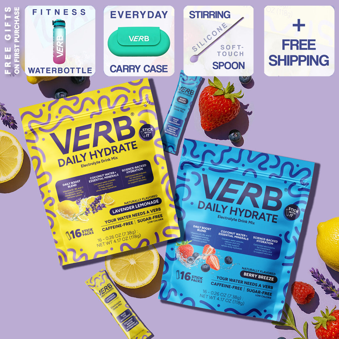 Daily Hydrate Electrolyte Drink Mix - Verb Energy