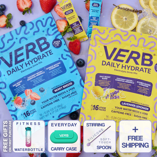 Daily Hydrate Electrolyte Drink Mix - Verb Energy