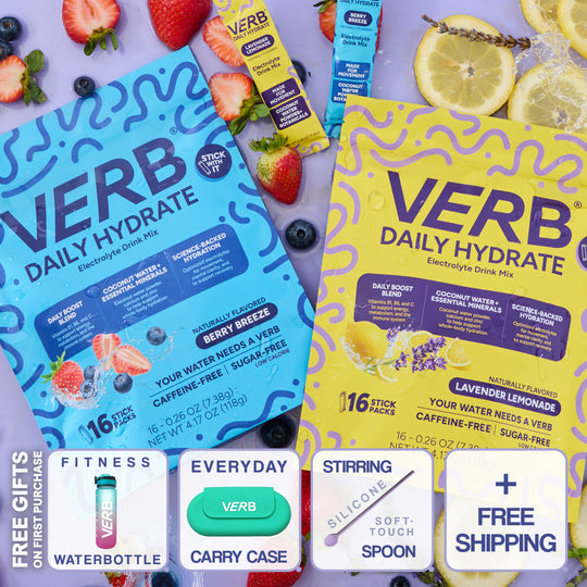 Daily Hydrate Electrolyte Drink Mix - Verb Energy